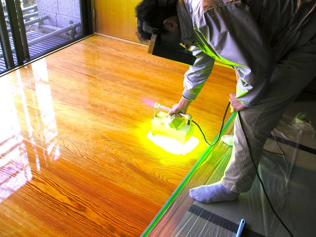 UV 照射機 自動自走式 コーティング 塗装 ガラスコーティング 