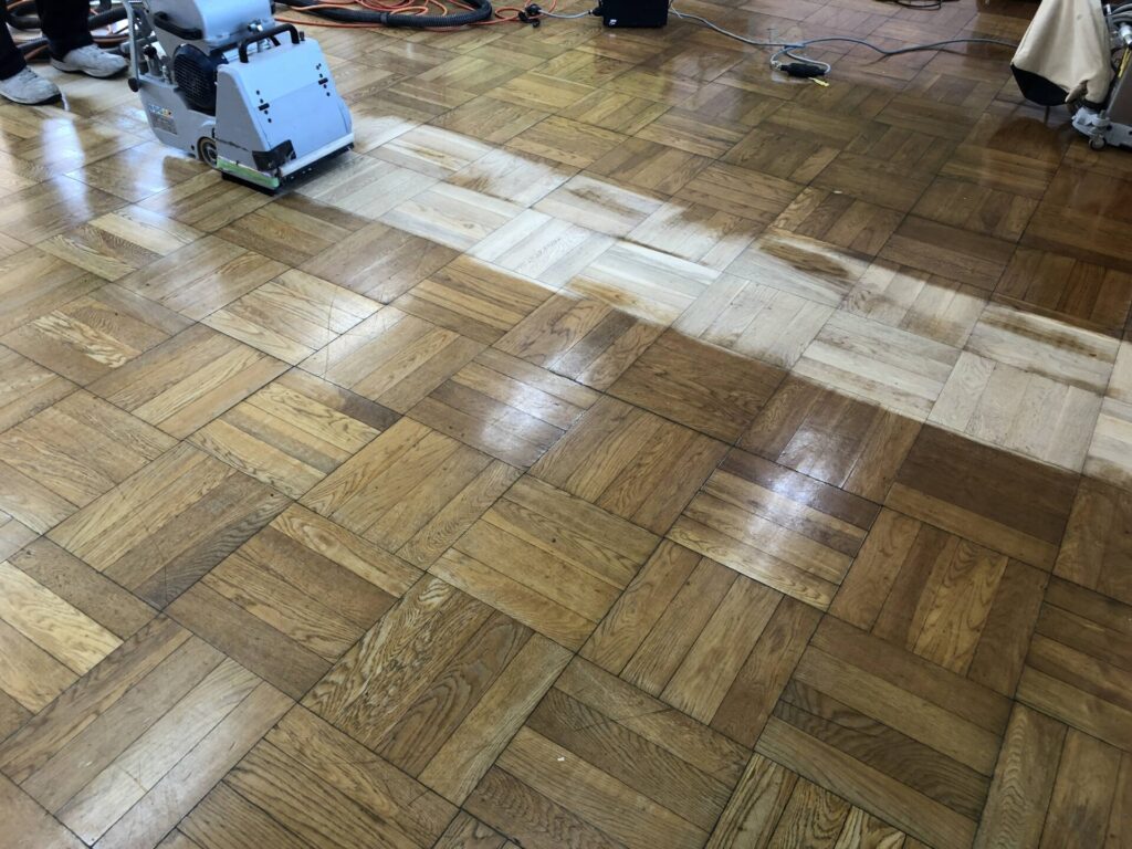 フローリング研磨
